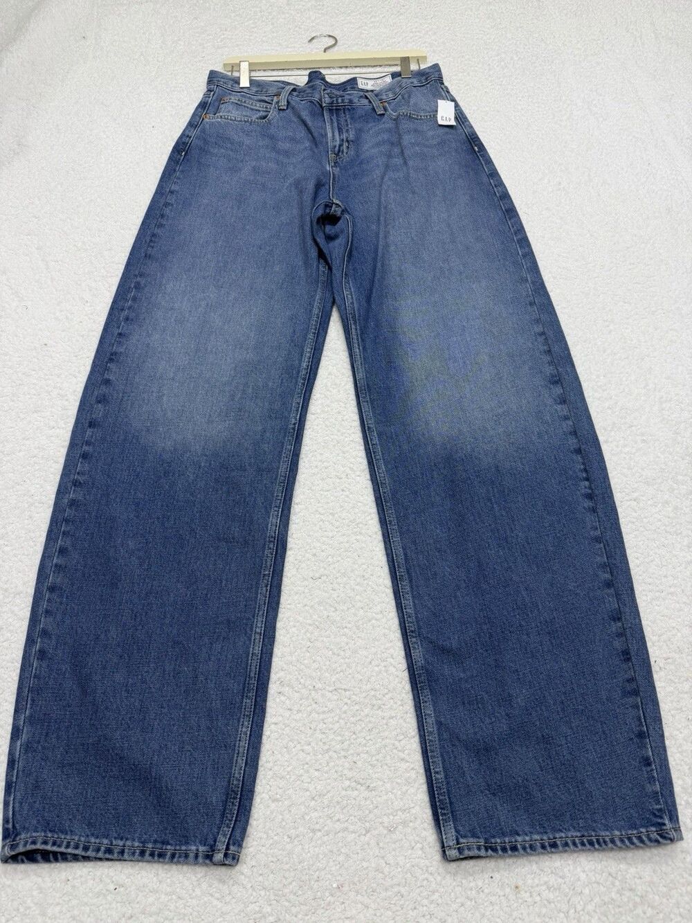 Gap Barrel Jeans Pants Low Rise Horseshoe Preppy Boho Retro Vacay Size 10 NWT